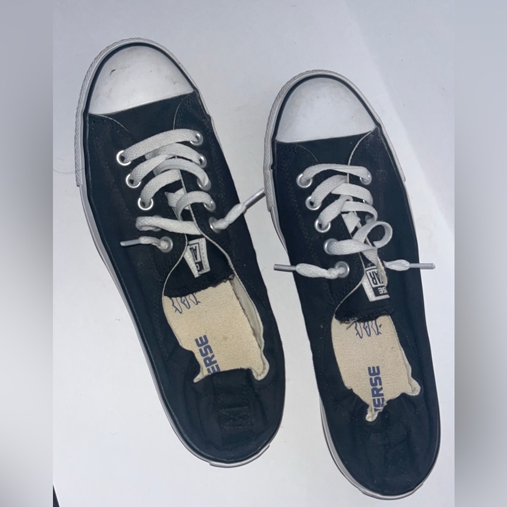 Converse All Star Black Low-Tops slip on